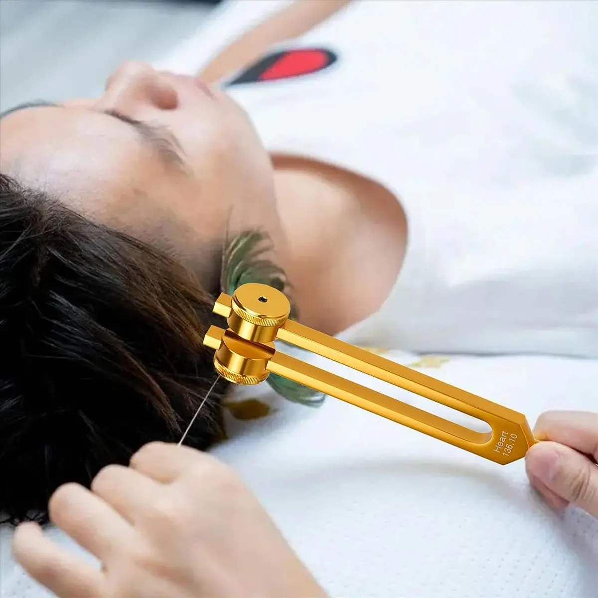 ABJA 136.1HZ Tuning Fork,Resonance Tuning Fork with Resonant Box and Hammer,Tuning Forks for Chakra, Yoga, Relaxation