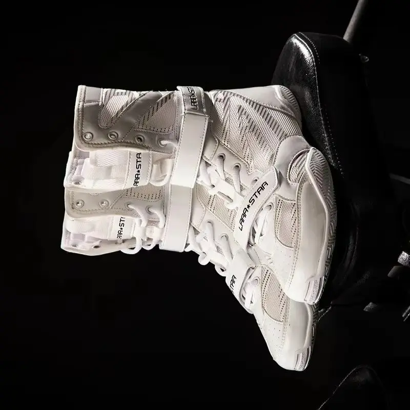 Original Brand Wrestling Shoes Men Black White Boxing Shoes Mens Luxury Brand Fighting Shoes for Man Designer Wrestling Boots