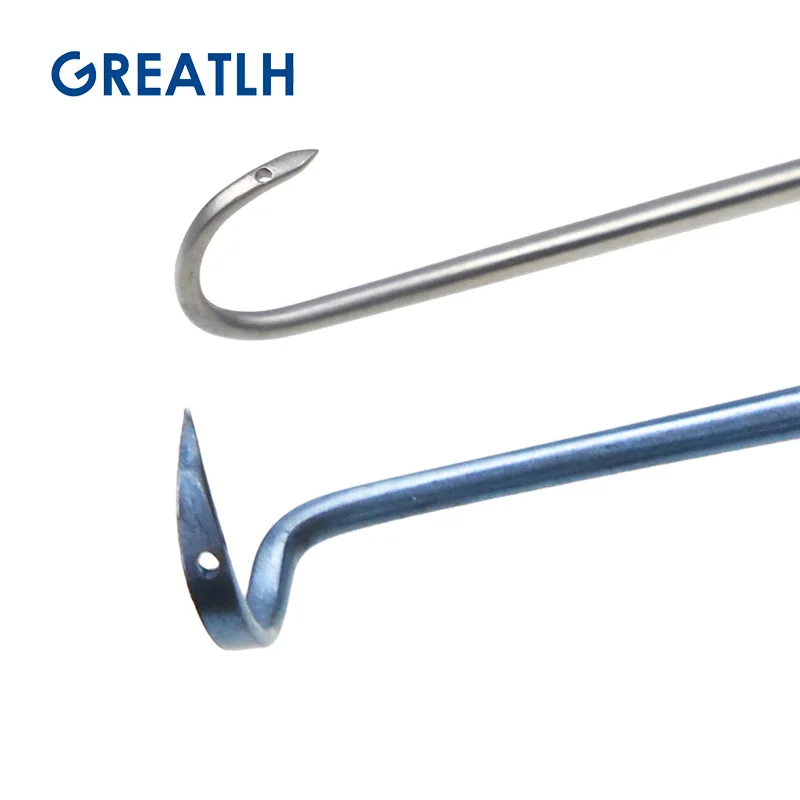 Aneurysm Needle Stainless Steel Titanium Alloy Threading Tool for Lacrimal Sac Nasal Anastomosis