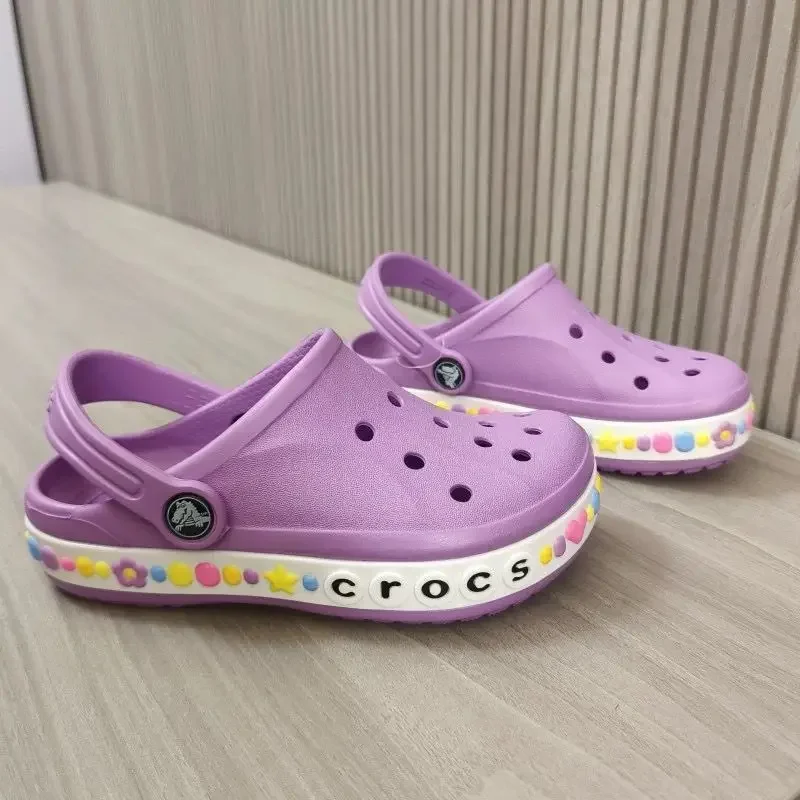 @ # أحذية الصيف الكهف للبنين والبنات أحذية الشاطئ في الهواء الطلق صنادل مسطحة غير قابلة للانزلاق شباشب لطيفة للأطفال من الدانتيل قابلة للتنفس