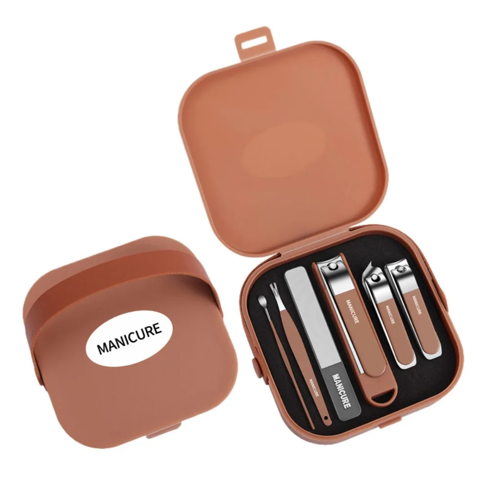 2026nuovo tagliaunghie antispruzzo set da 8 pezzi per tagliaunghie domestici, tagliaunghie di fascia alta per donne e uomini, set di strumenti