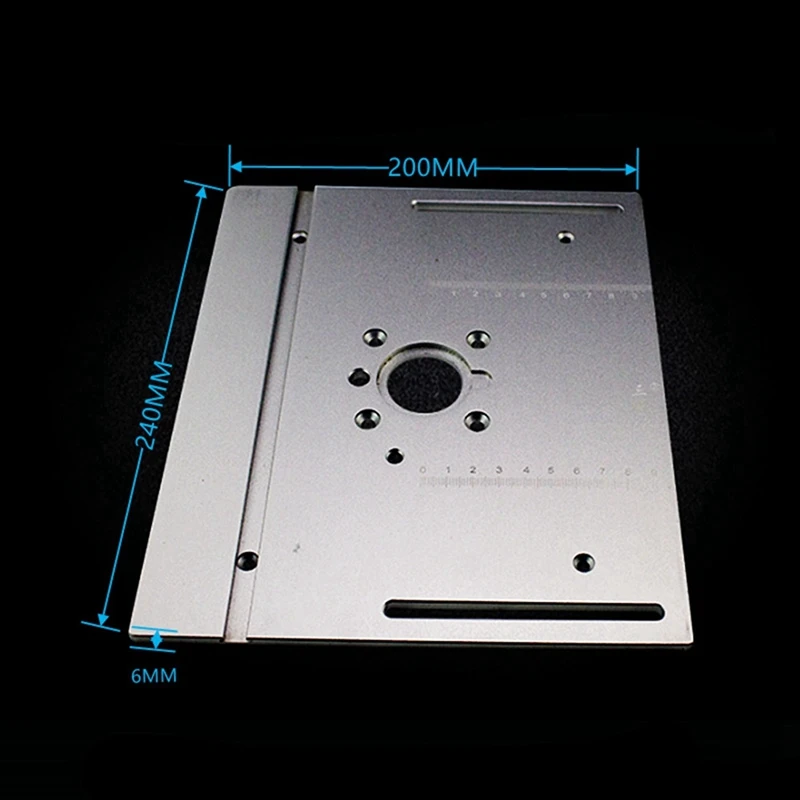 Nuovo Router Tavolo Inserto Piastra Mitra Calibro Per Banchi Per La Lavorazione Del Legno Tavolo Sega Trimmer Multifunzionale Macchina Per Incidere