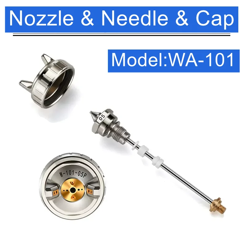 

WA-101/200 Spray gun Universal original accessories set needle nozzle spray cap automatic spray gun