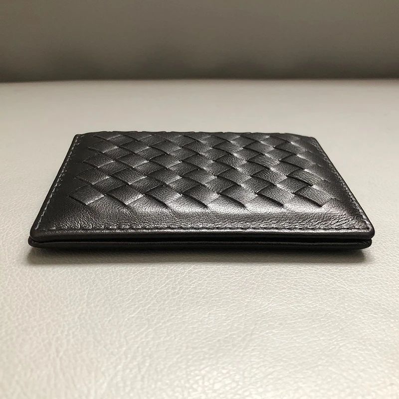 Mini Credit Card Wallet ID Window Holder Men's Small Thin Sleeve Short Coin Purse Women Front Pocket RFID Blocking License Bag
