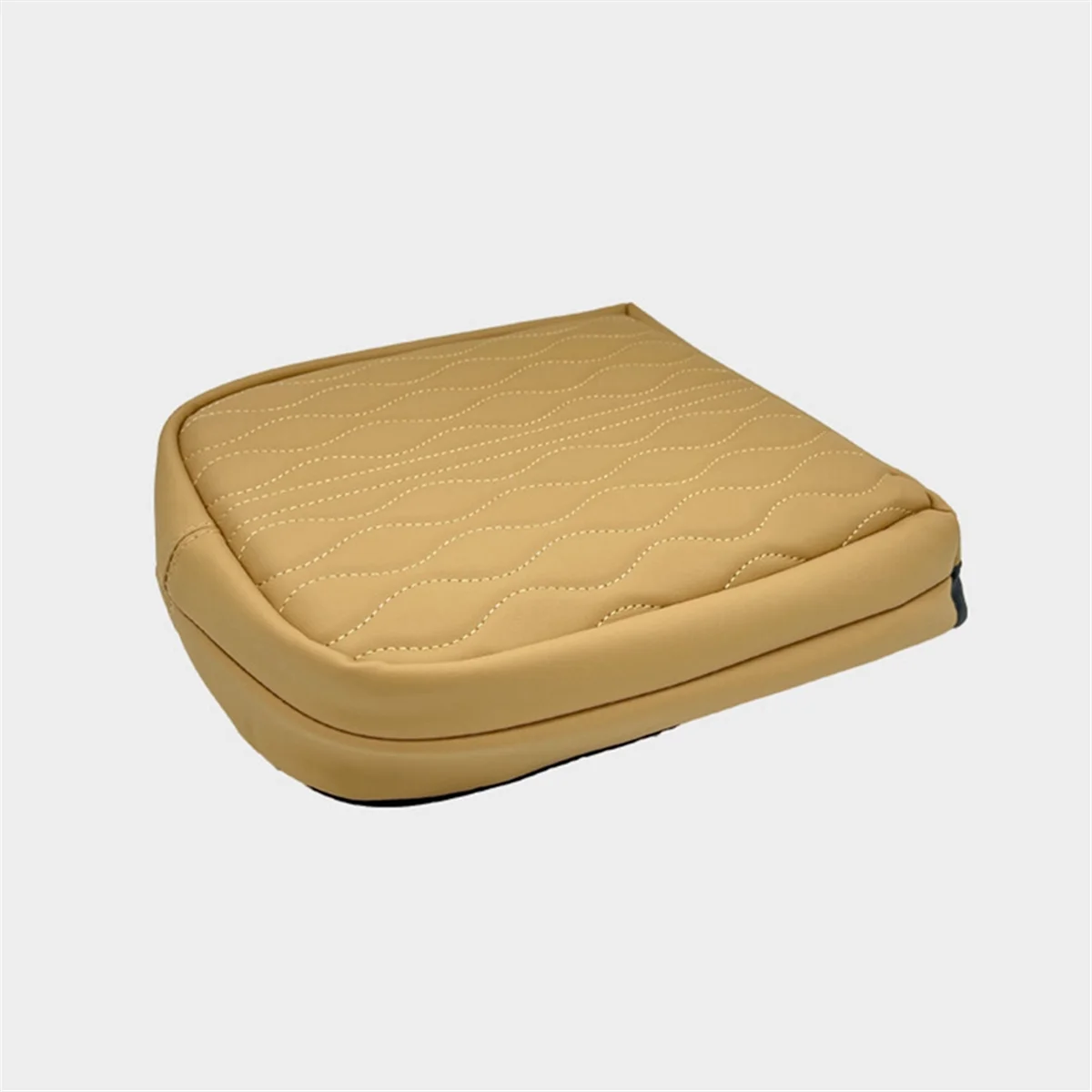 JAS-Car Center Console Armrest Box Pad Mat Cushion Cover Camel Fit for Kia Carnival