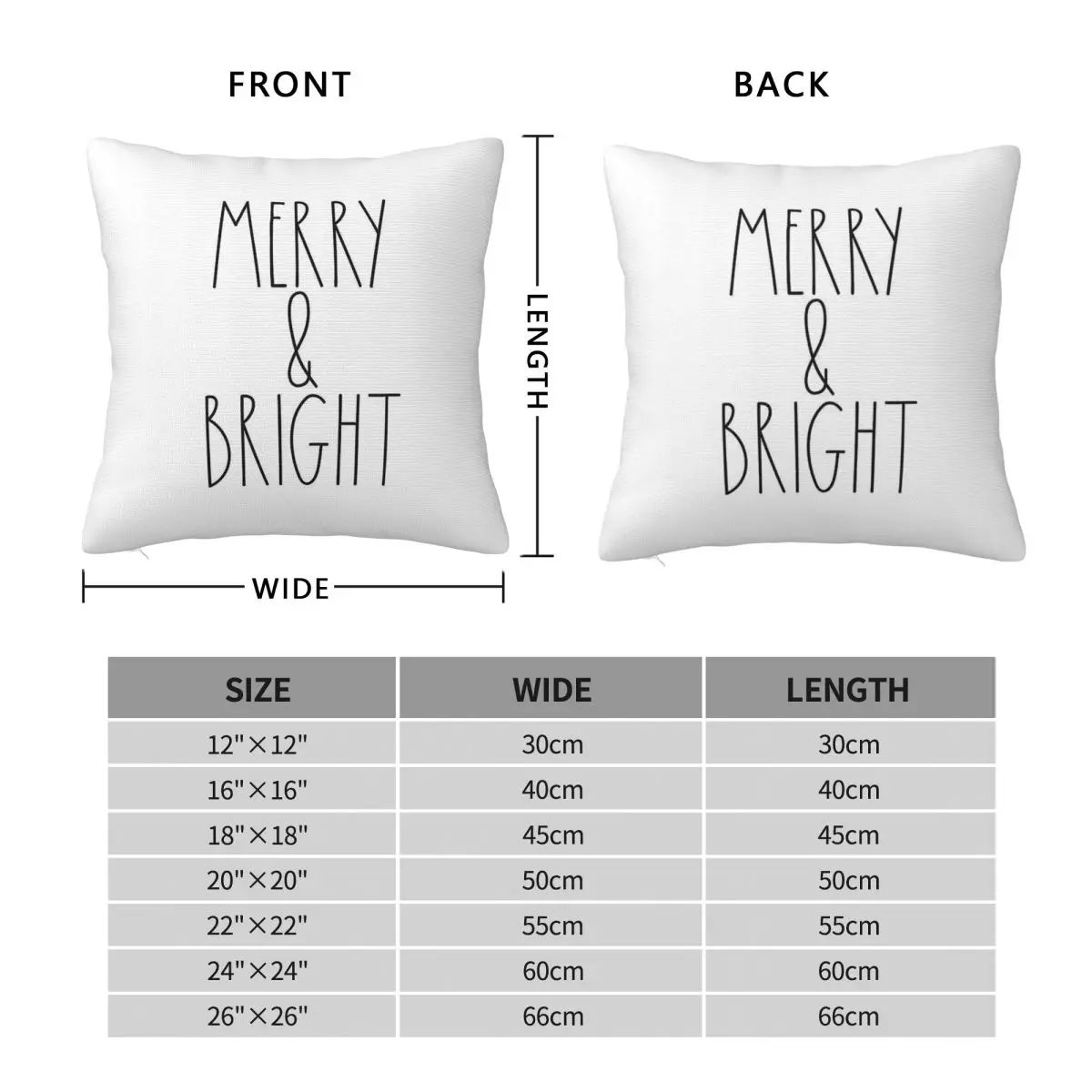 Merry Bright Pillow Cover 2