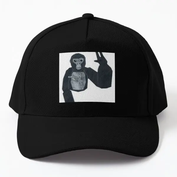 

Бейсболка Gorilla Tag в виде обезьяны, кепка, шапка, летняя однотонная Спортивная повседневная мужская кепка, черная весенняя Уличная Солнцезащитная рыба