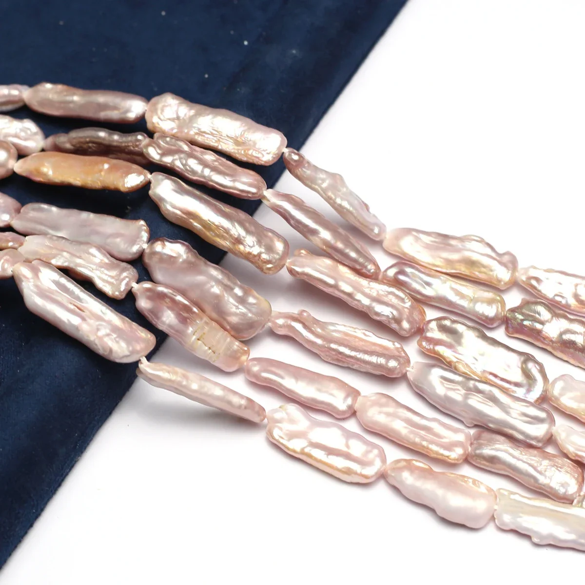 8x22mm AAA Charm Natural Freshwater Pearl Bead Baroque Purple  Fine Gift Women for Make DIY Women Jewelry Necklace Bracelet - Image 2