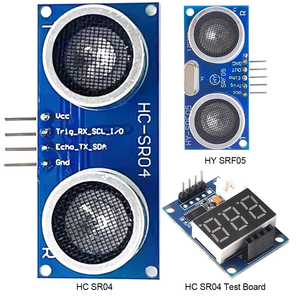 HC-SR04/HY-SRF05 5Pin Ultrasonic Distance Sensor Module Ultrasonic Module Ultrasonic Wave Detector Ranging Module for Arduino