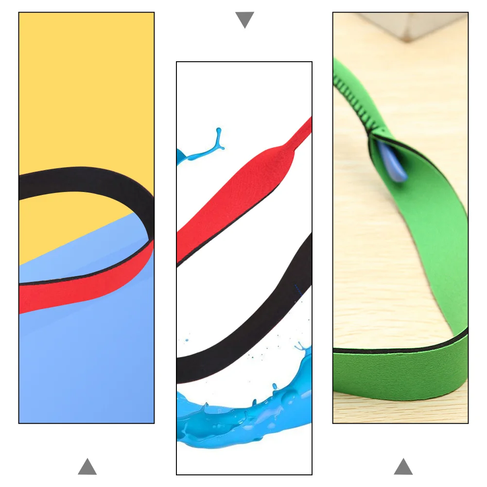 

6 Pcs Sports Glasses Rope Sunglasses Straps Eyewear Holder Elastic Cord Rubber Lanyard for Men Women Outdoor Hiking Fishing