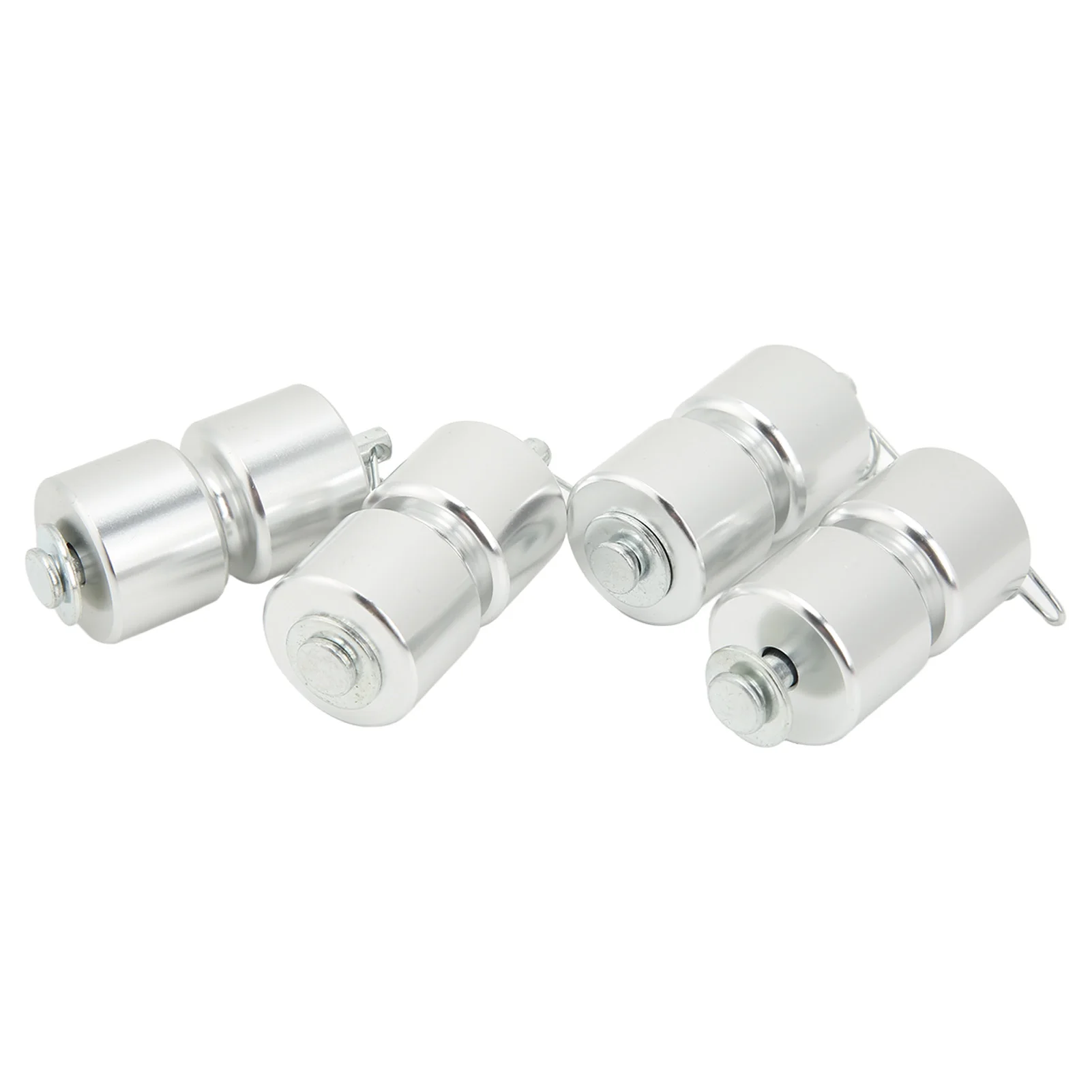 4 قطعة مقطورة الباب الخلفي الأسطوانة مقطورة الباب الخلفي رفع بكرات مظهر لامع آمنة المدمجة قوة قوية لسهولة رفع البوابة