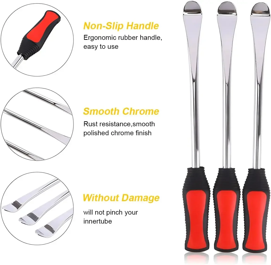 

Tire Repair Tools Set Car Tire Spoons Lever Professional Tire Lever Spoon Rim Protector Car Motorcycle Changing Kit