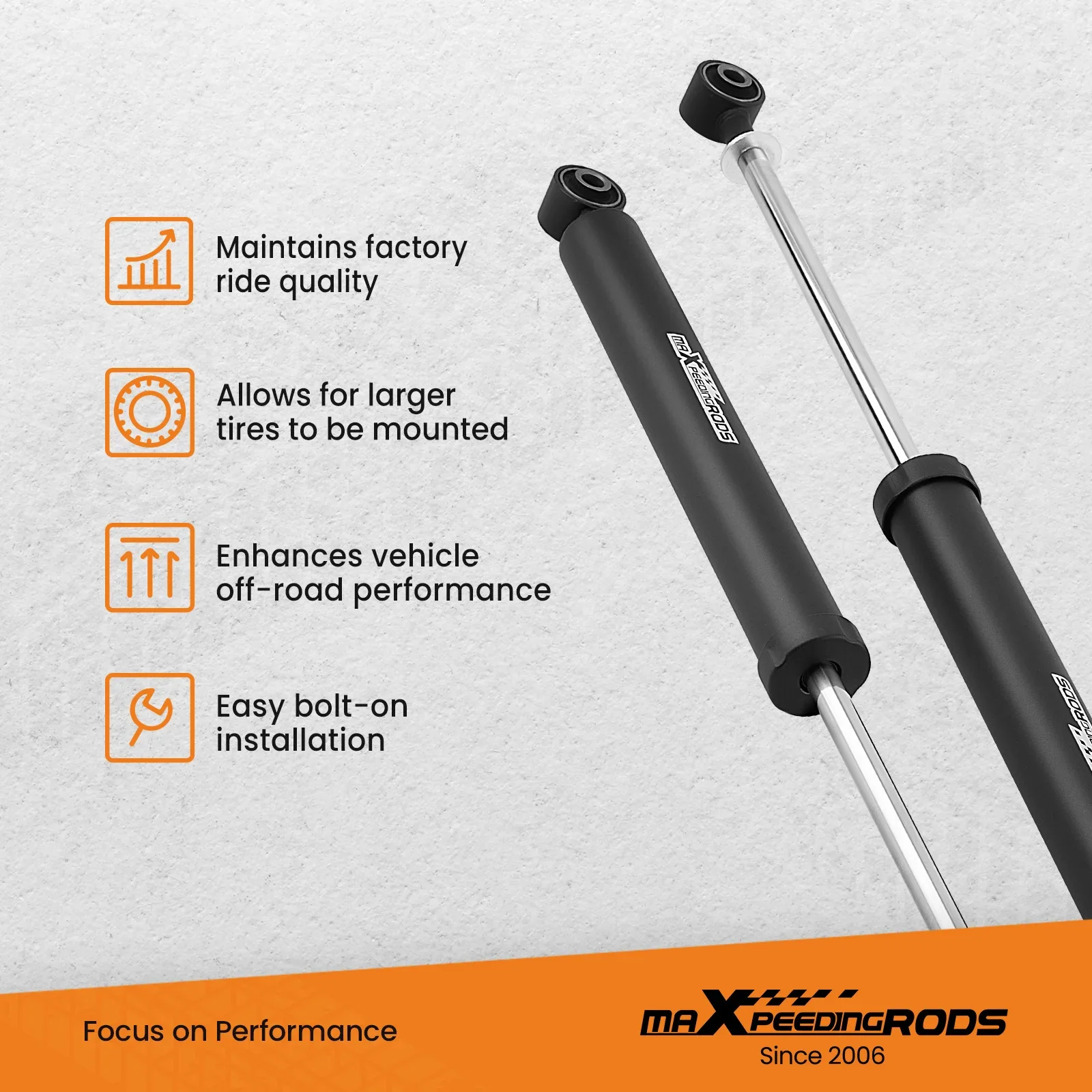 طقم رفع زنبركات وصدمات 3 بوصة لـ Ram 2500 3500 4WD 2003-2009