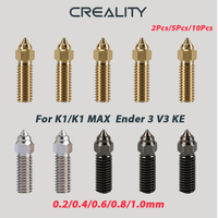 Creality Ender 3 V3 KE Creality K1 / K1 Max / CR-M4 Nozzle Brass Plated Copper Hardened Steel High Speed 3D Printer Nozzles