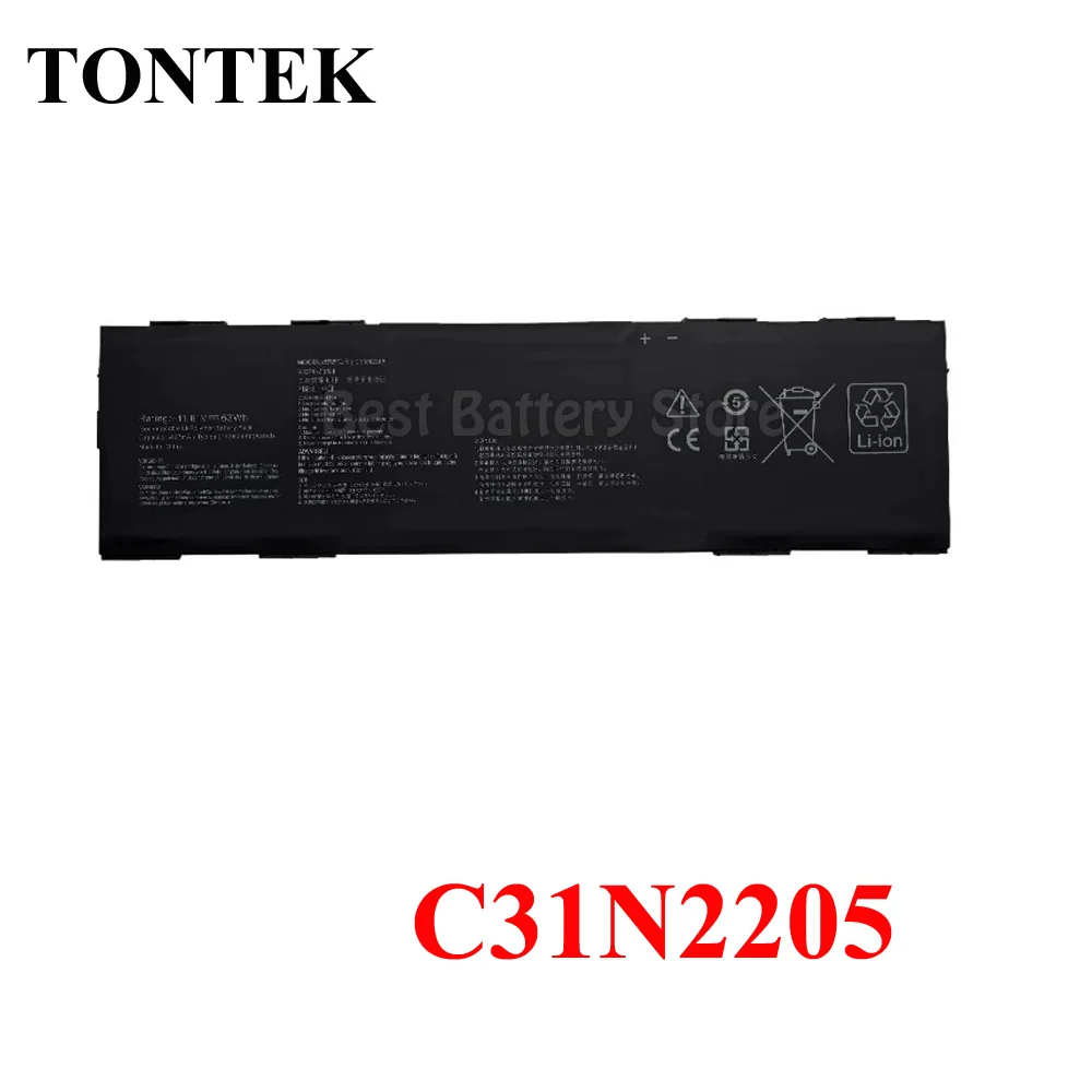 

C31N2205 Laptop Battery For ASUS Chromebook CX9 Cx9400cea-ds566t CX34 Flip CX3401 CX3401FBA CM30401FFA ExpertBook B3 B3404CVF