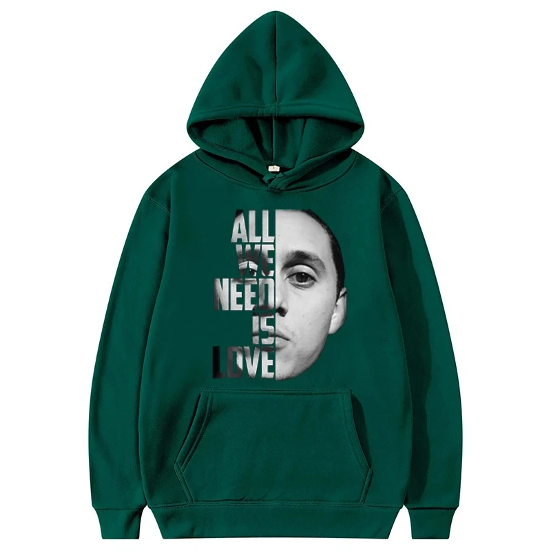 Canserbero Hoodies Men Fashion Rapper Graphic Printed Sweatshirts Women Casual Harajuku Streetwear Tracksuit Hooded Pullover