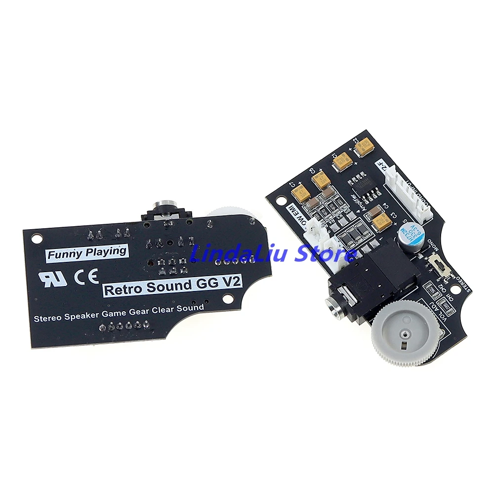 Placa de Audio para Sega GG, placa de Audio de volumen de doble canal para equipo de juego SEGA GG, piezas de reparación de placa base de pantalla LCD, 1 Uds.