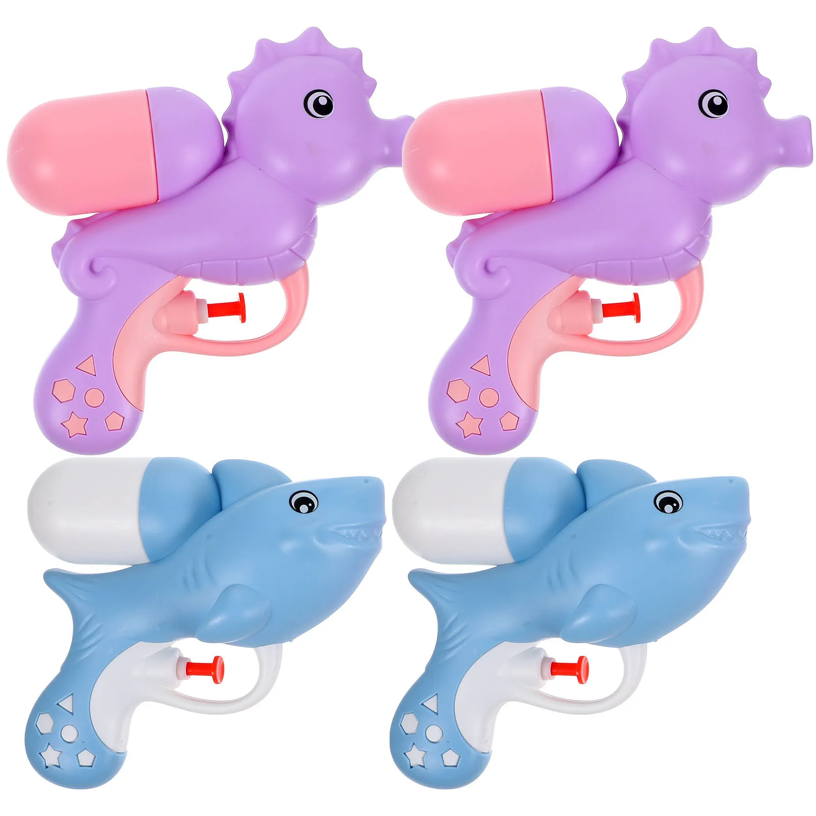 4 قطع من مسدس المياه للأطفال لحفلات الأطفال في الهواء الطلق لحمام السباحة الصيفي للأطفال الصغار والأولاد والبنات هدايا الحفلات لمياه الرماية #3