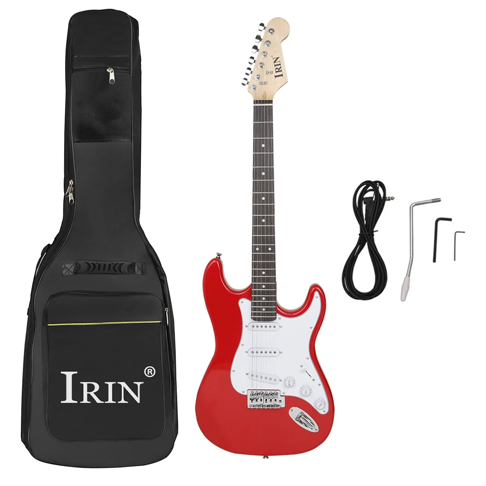 

IRIN 6 Strings 39 Inch ST Electric Guitar 22 Frets Maple Body Neck Electric Guitarra With Necessary Guitar Parts & Accessories