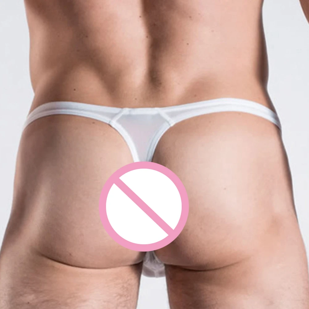 Briefs Bras Panties Underpant Sexy Men's Sweat Absorbent Low Waist G String Underwear Nylon Briefs Thong Panties