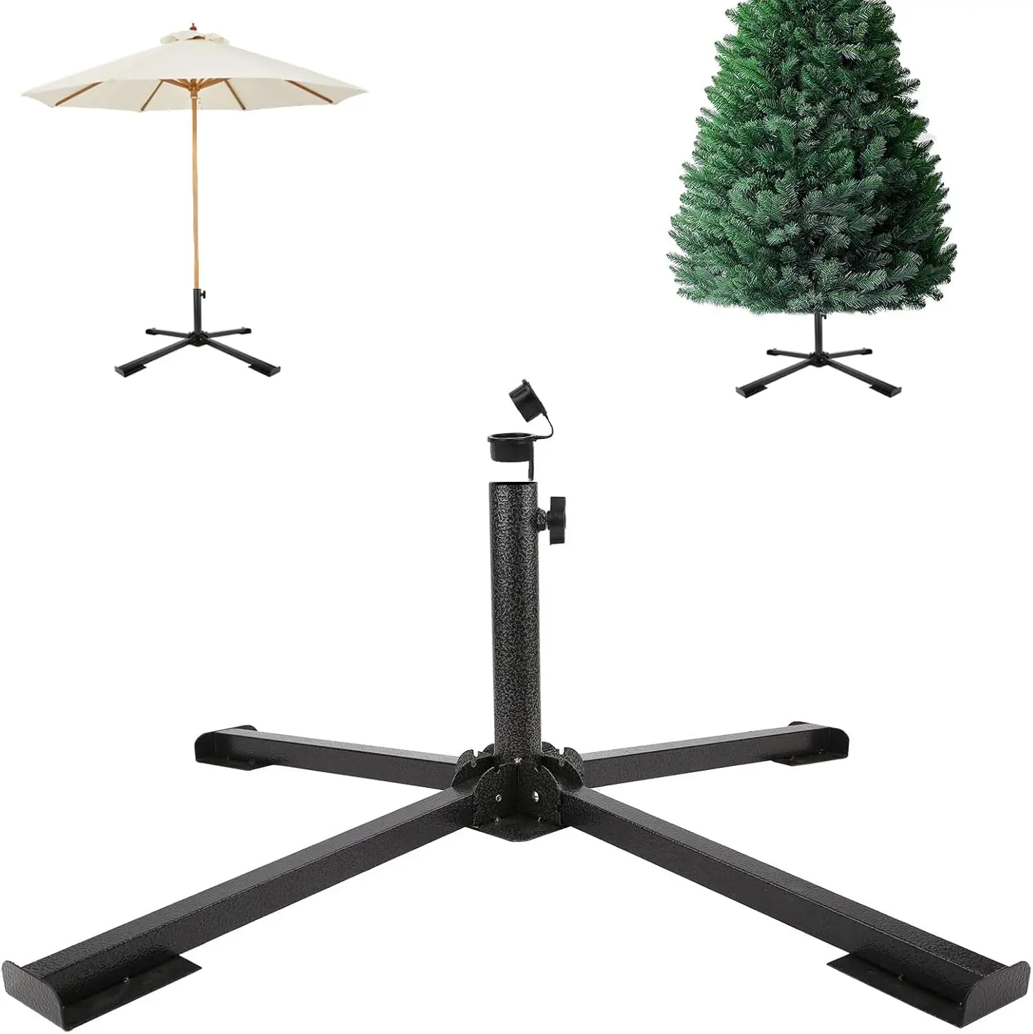 

Heavy Duty Foldable Portable Beach Umbrella Stand - Portable Beach Umbrella Base Holder, Adjustable