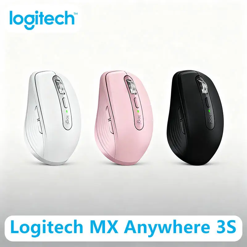 

Logitech Master Series MX Anywhere 3S Bluetooth Беспроводная бесшумная мышь Мягкий звук Офисный женский планшет