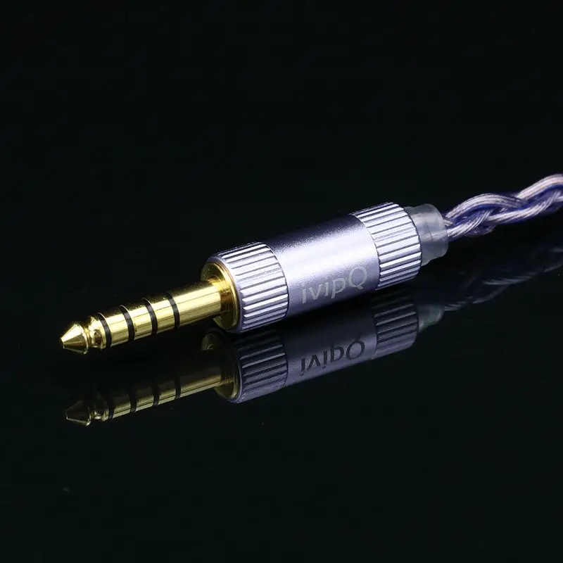 ivipQ-538 4 Pole High Purity HIFI Earphone Cable For MMCX/0.78 2PIN/IE900