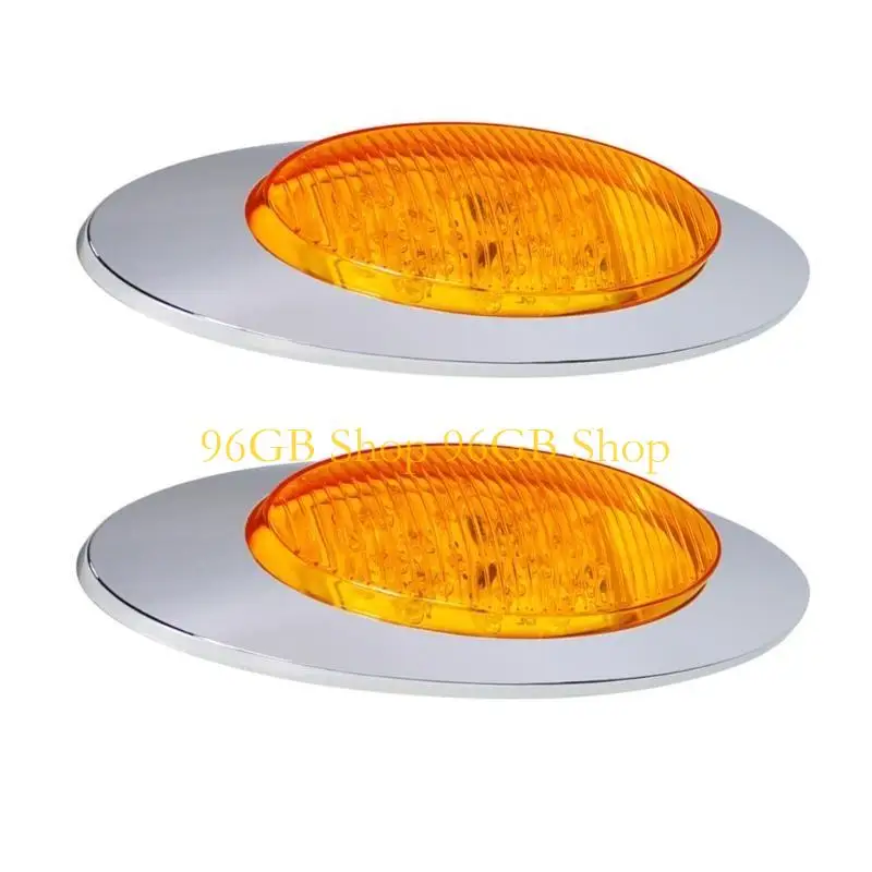 

96GB Weatherproof 16LED Identification Lights Side Marker Lamp For Trailers Campers With Long Lasting Durability 2pcs