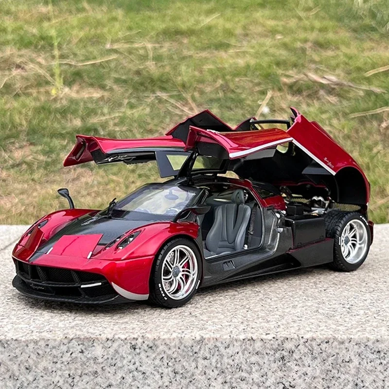 

1:18 Pagani Huayra Roadster суперкар автомобиль металлическая литая под давлением модель автомобиля моделирование игрушки для мальчиков подарки коллекция орнаментов