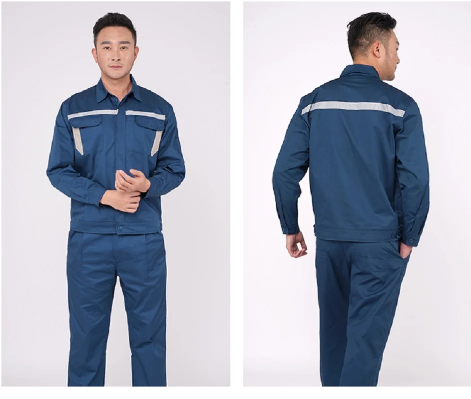 مرحبا فيس ملابس العمل الآمنة مصلح السيارات زي العمل ورشة عمل المصنع بورتر لحام العمل المعطف رجالي عمال حجم كبير #3