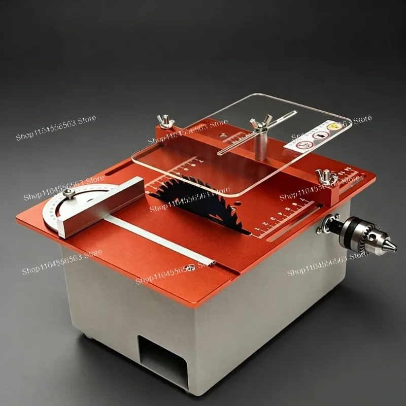 

High Precision Multifunctional Mini Table Saw Precision Woodworking Desktop Small Electric Cutting Machine DIY Tool