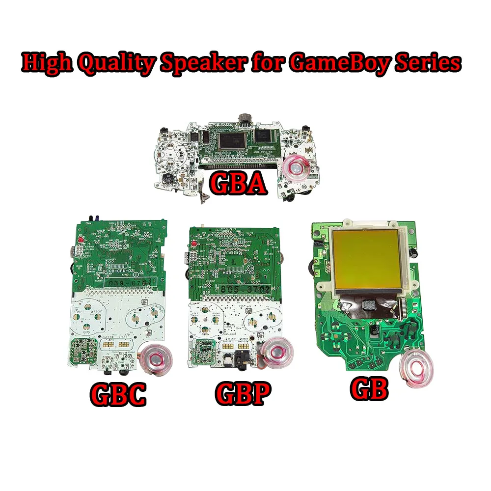 0.3W/0.6W Speaker Upgrade Kits Speaker Mod for GameBoy GBA /GBC /GBP /GB DMG /GBASP with Same Quality as The Original Speakers