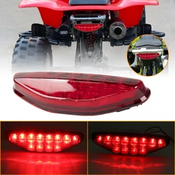 ATV Tail Light Motorcycle Taillight for Honda TRX450R TRX450ER TRX400EX 2007- 2015 TRX 250 300 400 500 700 Red Rear Lamp