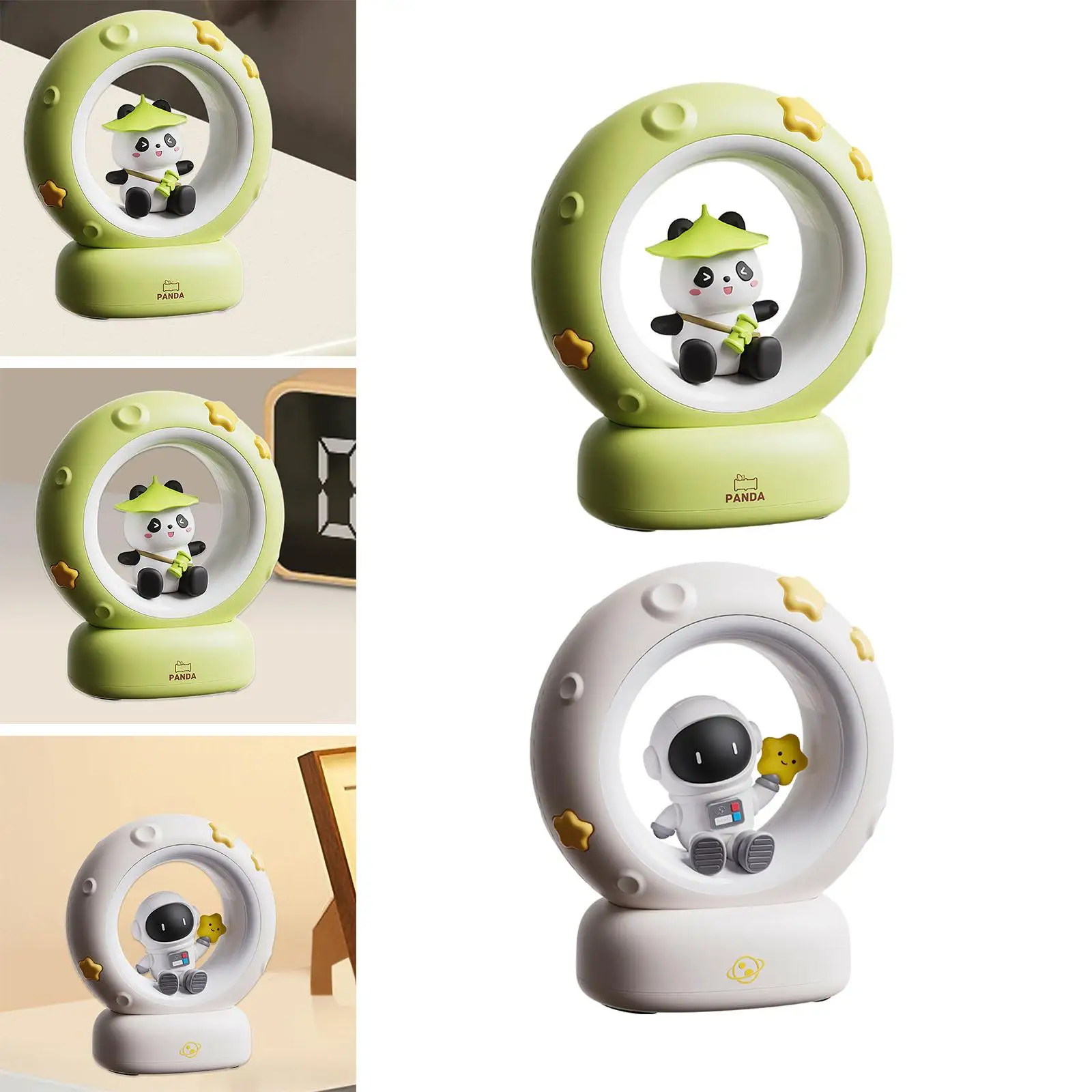 Cute LED Night Light for Kids, Desk Ornamento, Tap Control, Decoração para casa, Bedside Lamp, Banheiro, Escritório, Estante