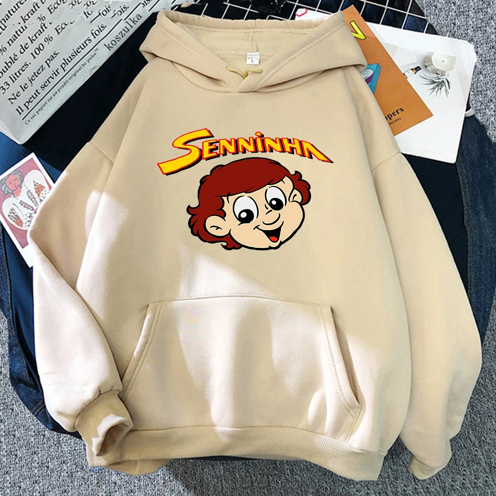 Senninha Ayrton Senna Hoodie Retro Women/men Harajuku Hoodies for Fans Gifts Autumn Winter Clothes Pullover Sweatshirt Vintage