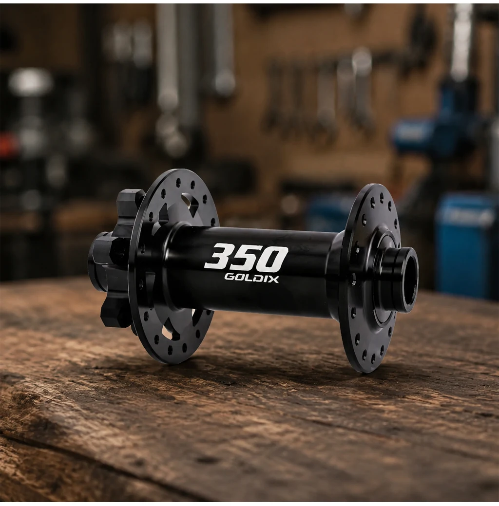 GOLDIX GDX350 32H Boost MTB Nabe J-Bend 36T Ratsche 6-Bolzen Scheibenbremse Abgedichtete Lager HG XD MS Vorder- und Hinterradnabe für Fahrräder – Detail 5