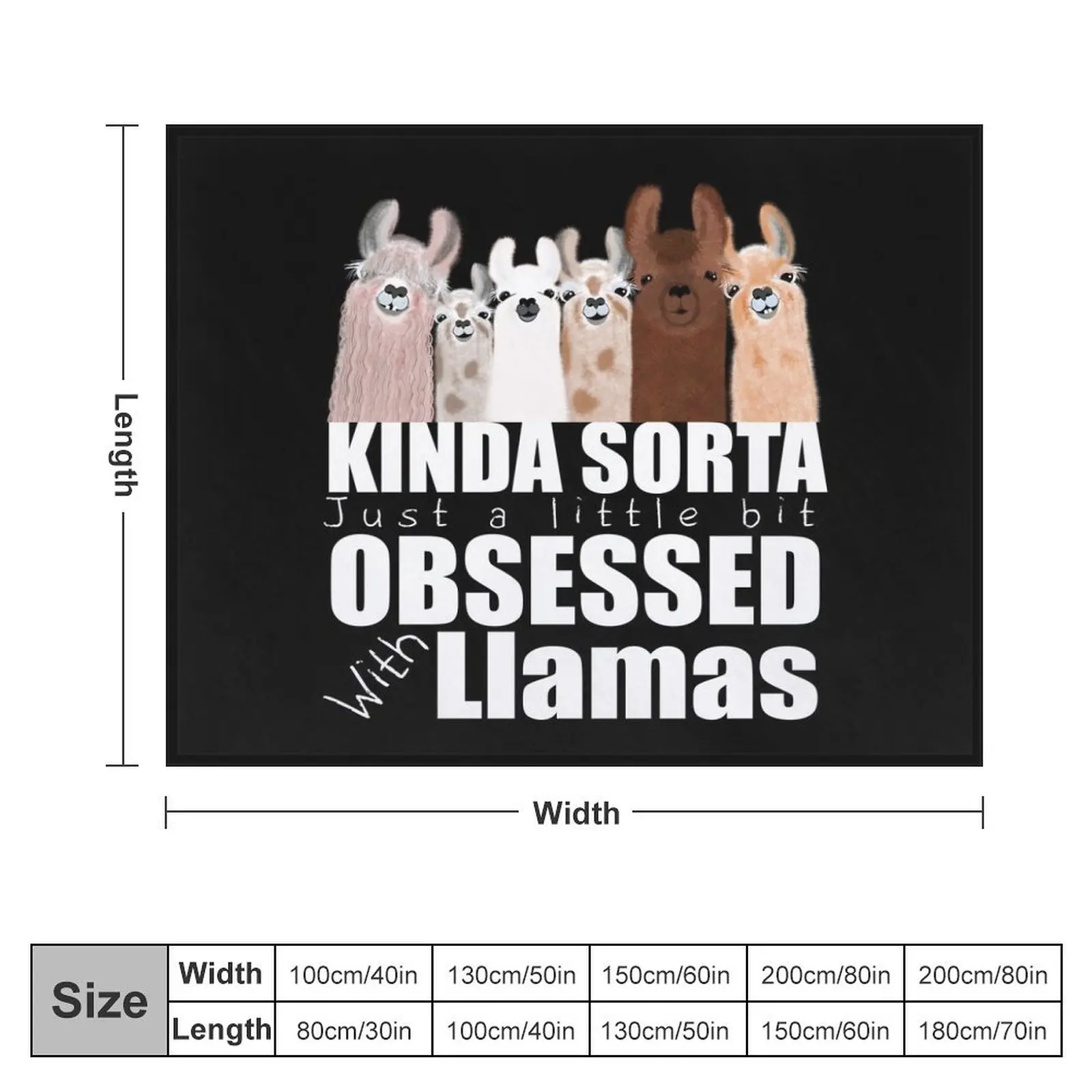 Obsessed with llamas just a little bit Throw Blanket Luxury Throw Bed Summer Beddings Soft Blankets