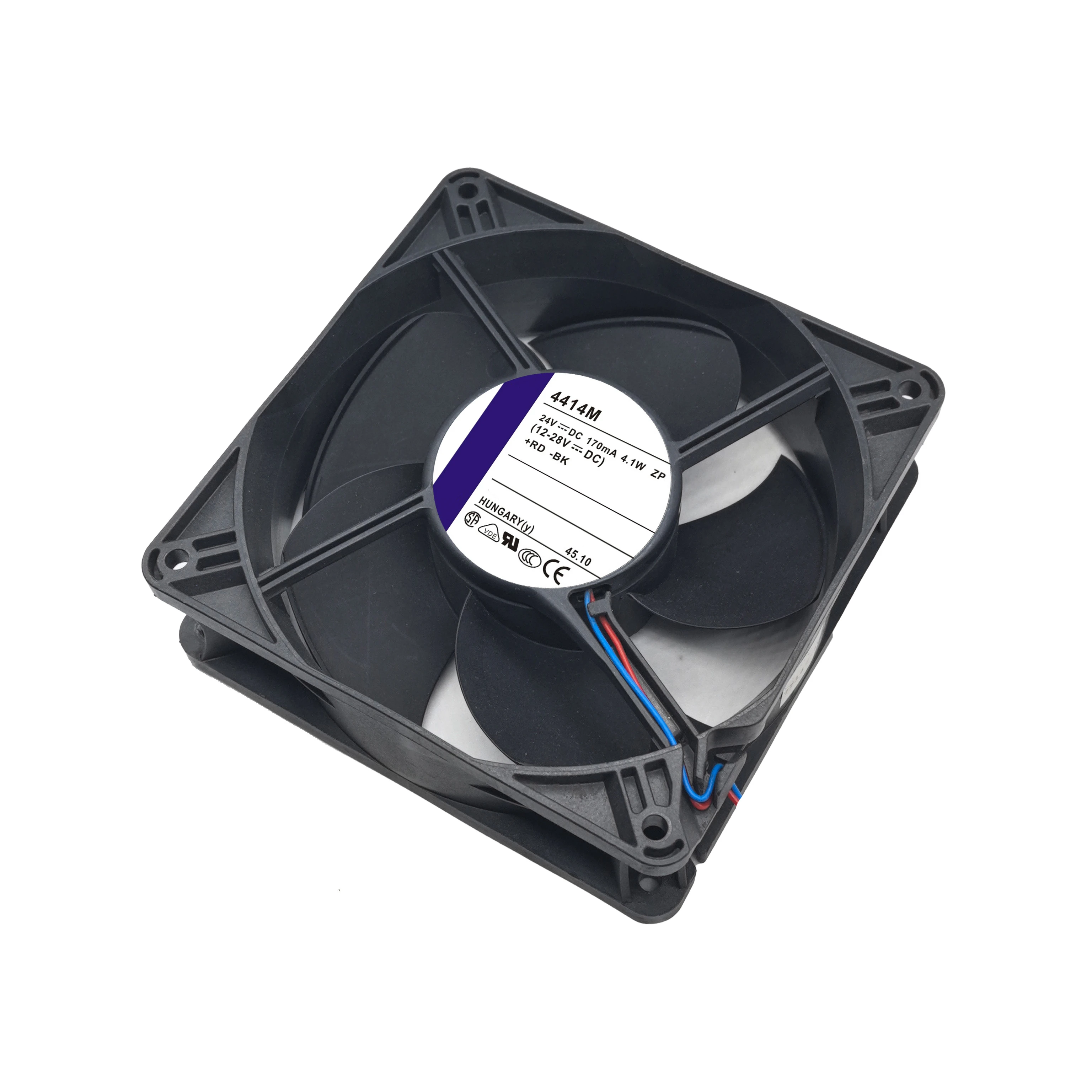 พัดลมระบายความร้อน 4414M DC 24V 170mA 4.1W 3300RPM 12038 120x120x38 มม.
