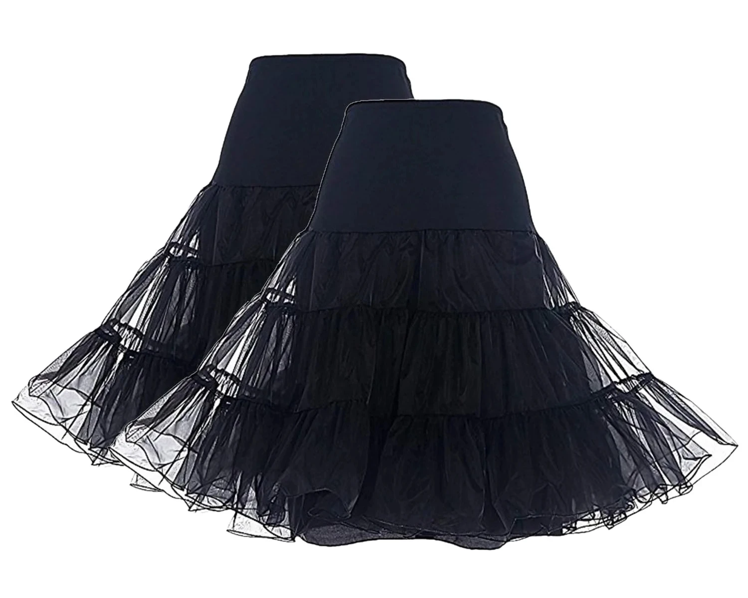 Elegant Puffy Skirt Underskirt Women Party Accessories Short Organza Halloween Petticoat Crinoline Vintage Wedding Bridal