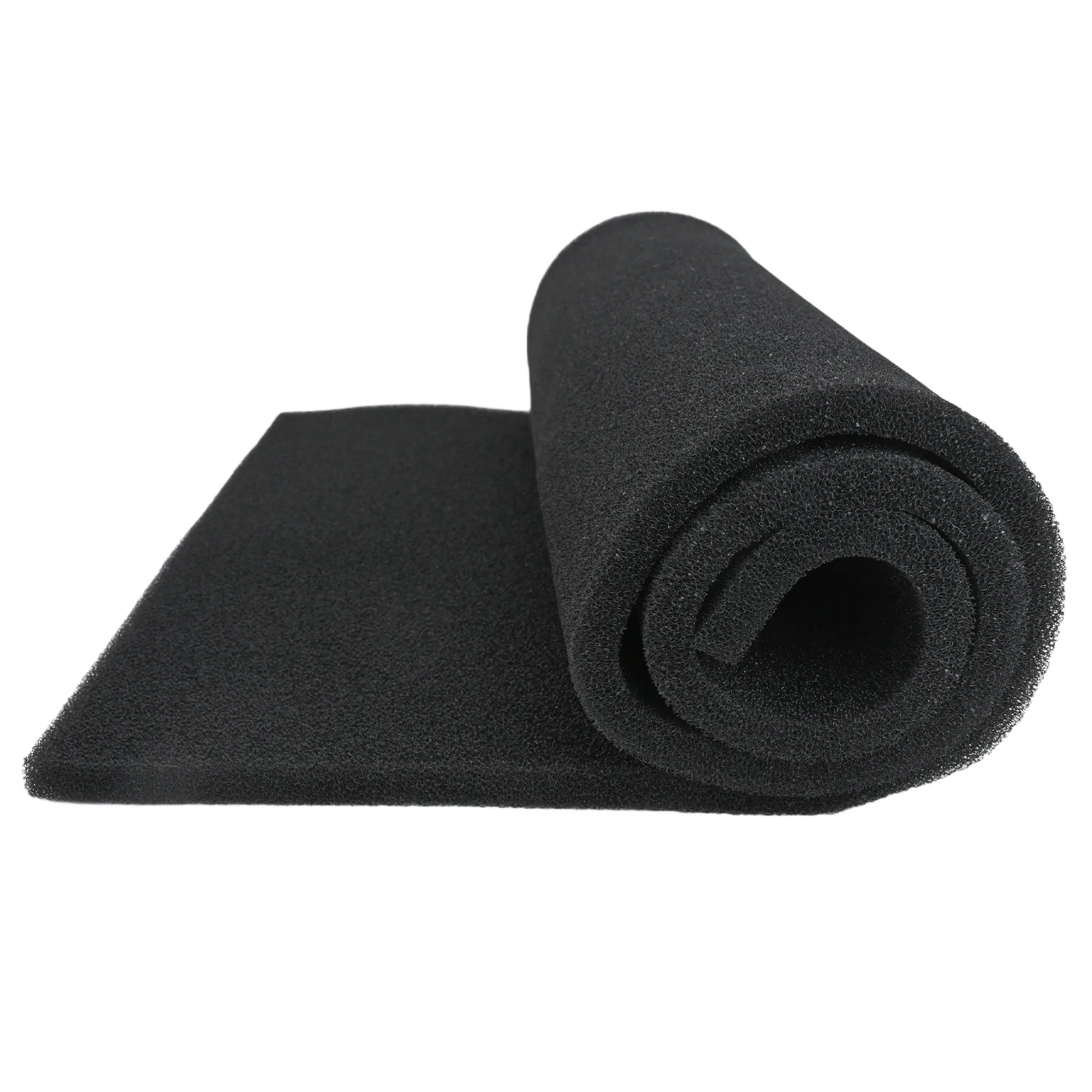 1m Black Activated Carbon Foam Sponge Air Filter Impregnated Sheet Pad Filter RV Air Conditioning Filter Cotton Cotton Activated