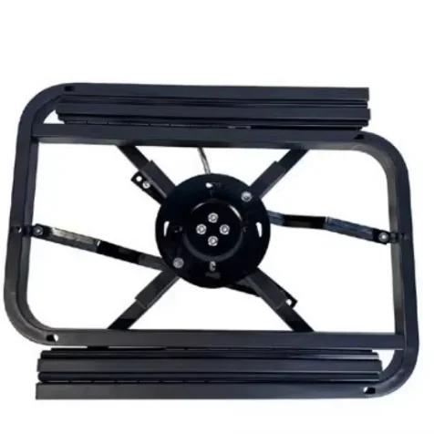 

1.6-2.4 Meter Three-in-One Guide Rail Dining Table Rotating Long Hardware Rack Functional Stable Non-Wobble Design