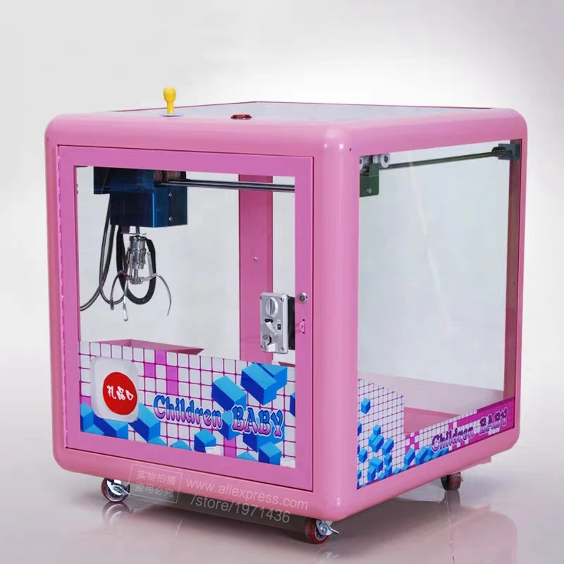 

Shopping Malls Amusement Center Kids Adults Play Coin Operated Mini Square Arcade Game Machine Small Toy Cranes Claw Machine