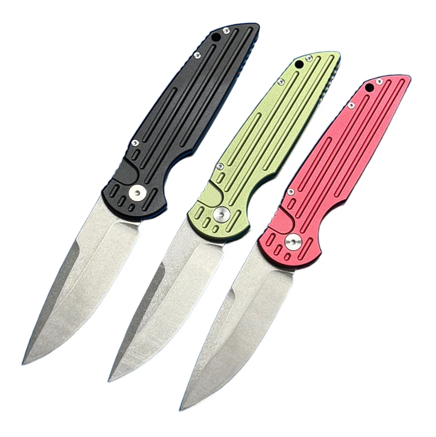 

PR TR-3 Knife 154-CM Steel Blade Aluminum Handle Outdoor Camping Hiking Folding Blade With Pocket Clip Utility EDC Tools