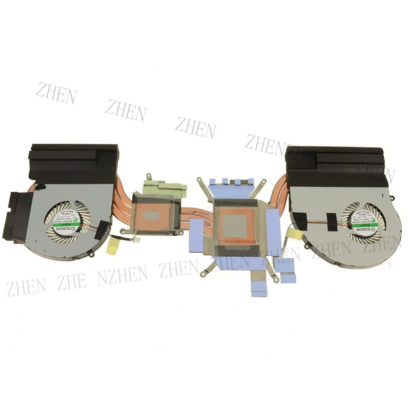 S 0TK0T2 FOR DELL Alienware 17 R5 GTX1060 CPU/GPU Graphics Cooling Heatsink Fan