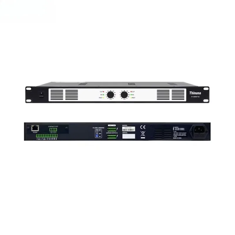 

IP-2150AP III SC Two Channel IP Network Public Address System Audio Power Amplifier 2*150W SIP Network Digital Amplifier