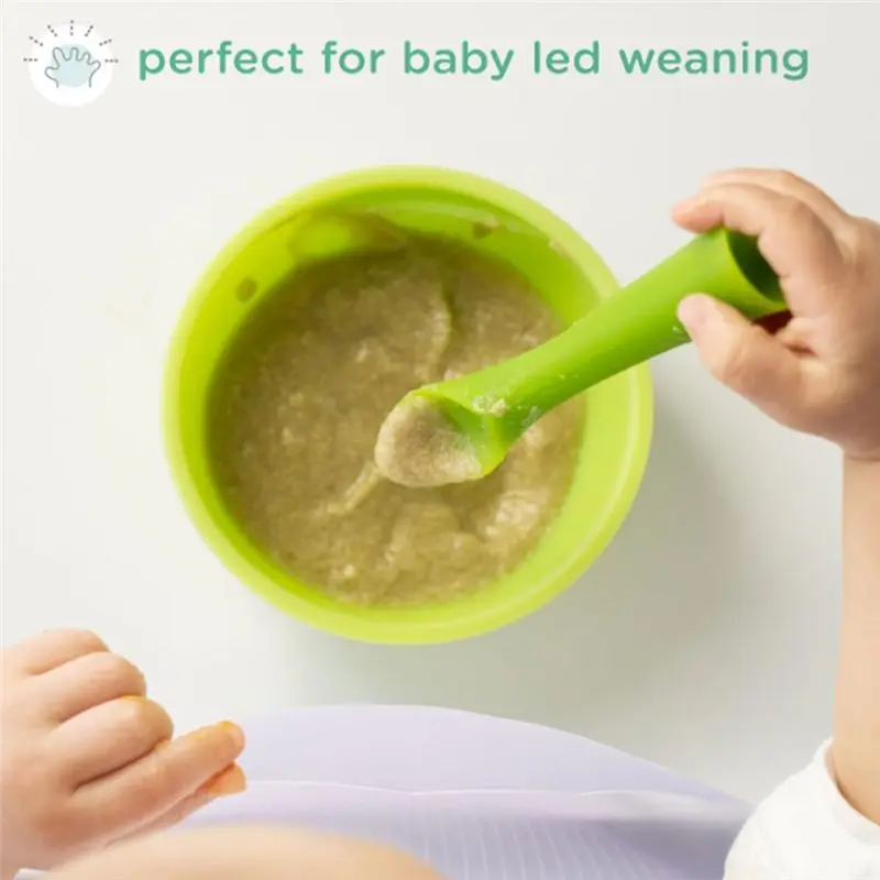 B49B-Silicone Soft Tip Feeding Spoon For Parent Led Weaning