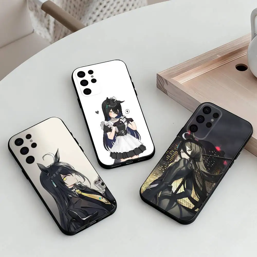 

M-Manhattan Cafe Uma Phone Case For Samsung S25,S24,S21,S22,S23,S30,Ultra,S20,Plus,Others Soft Black Cover