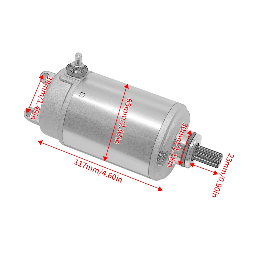 Starter Motor For Kawasaki ZR400 ZRX-II ZX400 ZZR400 ZX500 ZZ-R500 ZX600 ZZ-R600 ZX-6 ZX-6R OEM:21163-1211 21163-1154 21163-1258