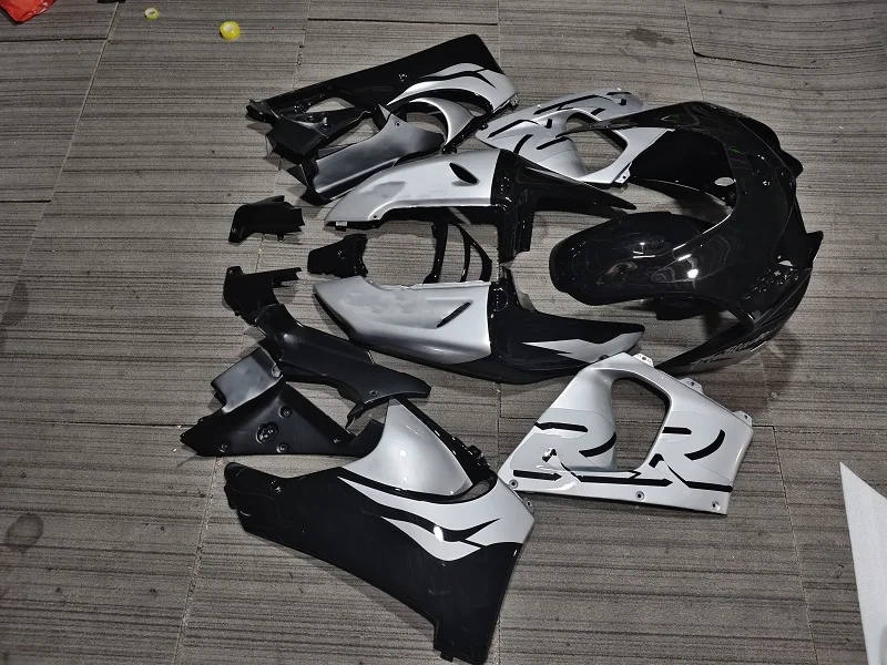 Fairings Kit Fit For Honda CBR900RR 919 1998 1999 High Quality CBR 900 RR 98 99 CBR919 cbr 919 Silver Black Bodywork Set fairing