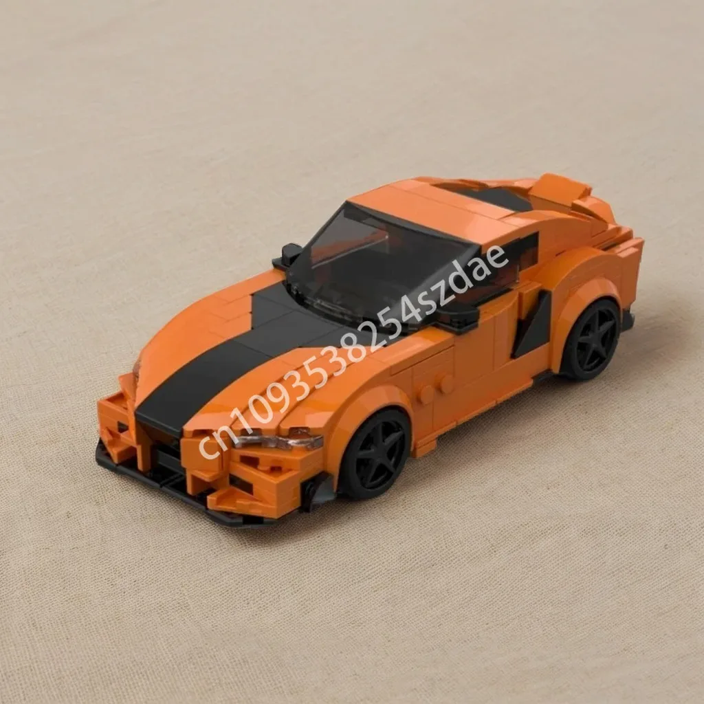 

293pcs MOC Han's Toyotaes Supra Gr City Champions Super Car Building Blocks Children Creative Christmas toy Gift Construction
